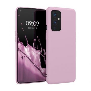 Husa pentru OnePlus 9, Silicon, Roz, 55726.52