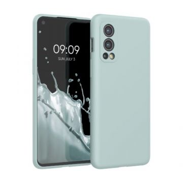 Husa pentru OnePlus Nord 2 5G, Silicon, Verde, 56070.200, Kwmobile