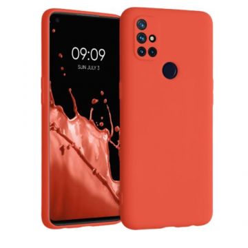 Husa pentru OnePlus Nord N10 5G, Silicon, Rosu, 53821.218