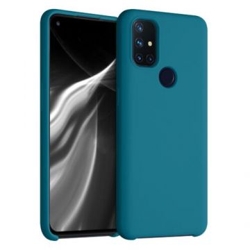 Husa pentru OnePlus Nord N10 5G, Silicon, Verde, 53890.78