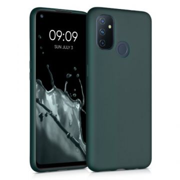 Husa pentru OnePlus Nord N100, Silicon, Verde, 56076.14