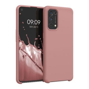 Husa pentru OPPO Find X3 Lite, Silicon, Roz, 55201.193, Kwmobile