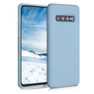 Husa pentru Samsung Galaxy S10, Silicon, Albastru, 47732.206