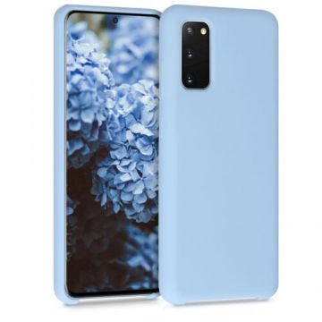Husa pentru Samsung Galaxy S20, Silicon, Albastru, 51236.58
