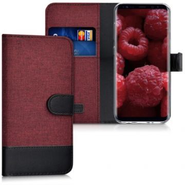 Husa pentru Samsung Galaxy S8, Textil, Rosu, 40984.20