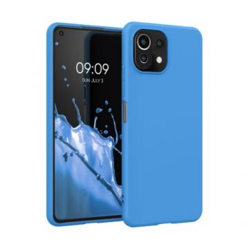 Husa pentru Xiaomi Mi 11 Lite 5G, Silicon, Albastru, 54726.157