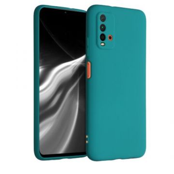 Husa pentru Xiaomi Redmi 9T, Silicon, Verde, 54337.57