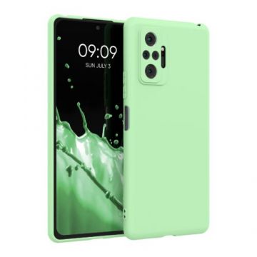 Husa pentru Xiaomi Redmi Note 10 Pro, Silicon, Verde, 54551.50