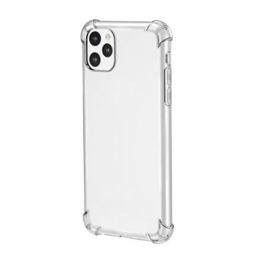 Husa bumper pentru telefon iPhone 11, Usams, din Silicon, cu dubla protectie Antisoc, transparenta Husa bumper pentru telefon iPhone 11, Usams, din Silicon, cu dubla protectie Antisoc, transparenta