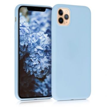 Husa pentru Apple iPhone 11 Pro Max, Silicon, Albastru, 49789.58