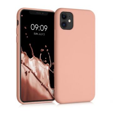 Husa pentru Apple iPhone 11, Silicon, Roz, 50791.199, Kwmobile