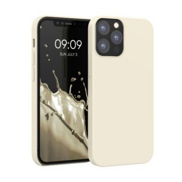 Husa pentru Apple iPhone 12/iPhone 12 Pro, Silicon, Bej, 52641.204