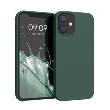 Husa pentru Apple iPhone 12 Mini, Silicon, Verde, 52640.169