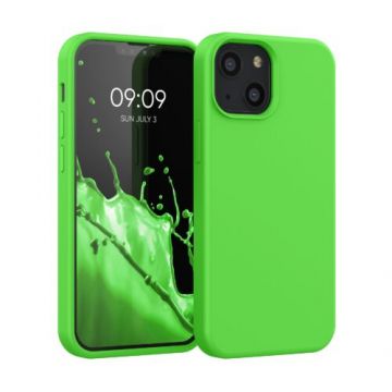 Husa pentru Apple iPhone 13 Mini, Silicon, Verde, 55877.159, Kwmobile