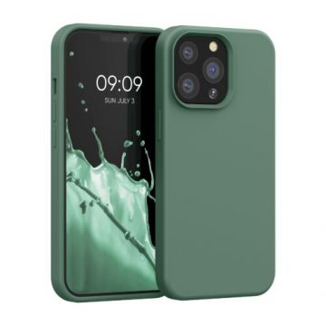 Husa pentru Apple iPhone 13 Pro, Silicon, Verde, 55880.166, Kwmobile