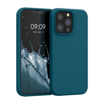 Husa pentru Apple iPhone 13 Pro, Silicon, Verde, 55880.57, Kwmobile