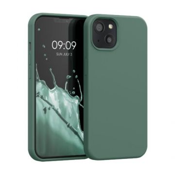 Husa pentru Apple iPhone 13, Silicon, Verde, 55878.166, Kwmobile