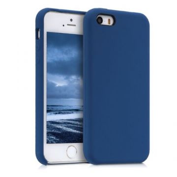 Husa pentru Apple iPhone 5/iPhone 5s/iPhone SE, Silicon, Albastru, 42766.17