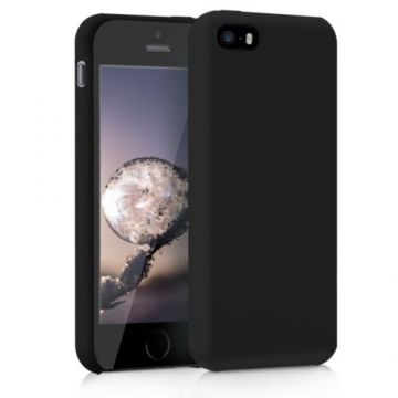 Husa pentru Apple iPhone 5/iPhone 5s/iPhone SE, Silicon, Negru, 42766.01