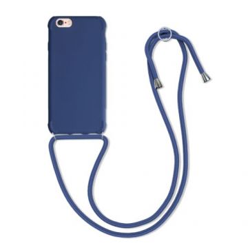 Husa pentru Apple iPhone 6/iPhone 6s, Silicon, Albastru, 49918.17