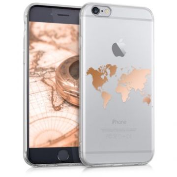 Husa pentru Apple iPhone 6/iPhone 6s, Silicon, Rose Gold, 39429.18