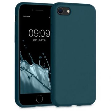 Husa pentru Apple iPhone 8/iPhone 7/iPhone SE 2, Fibre vegetale, Albastru, 49106.57, kalibri