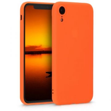 Husa pentru Apple iPhone XR, Silicon, Portocaliu, 45918.69