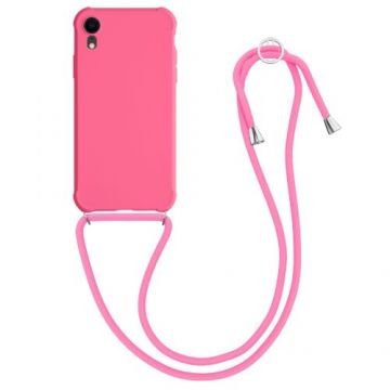 Husa pentru Apple iPhone XR, Silicon, Roz, 49917.77, Kwmobile