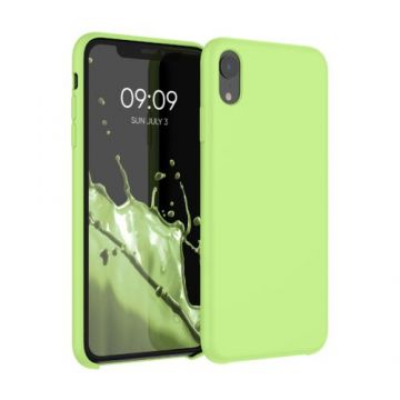 Husa pentru Apple iPhone XR, Silicon, Verde, 45910.214