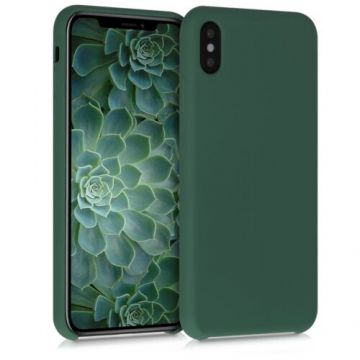 Husa pentru Apple iPhone XS Max, Silicon, Verde, 45909.169