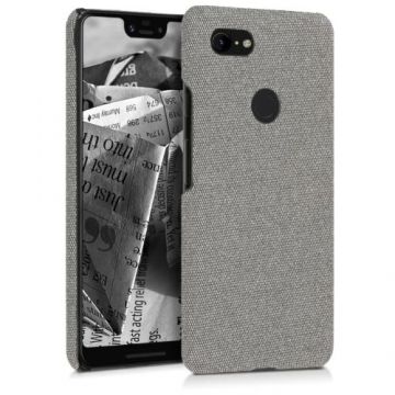 Husa pentru Google Pixel 3 XL, Textil, Gri, 46738.25