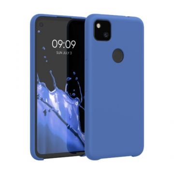 Husa pentru Google Pixel 4a, Silicon, Albastru, 52549.145