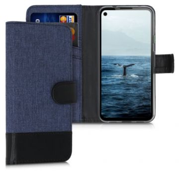 Husa pentru Google Pixel 4a, Textil, Albastru, 52250.17