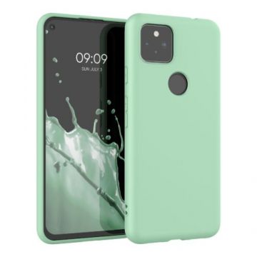 Husa pentru Google Pixel 5a, Silicon, Verde, 55374.50