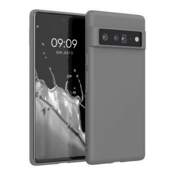 Husa pentru Google Pixel 6 Pro, Silicon, Gri, 55879.155