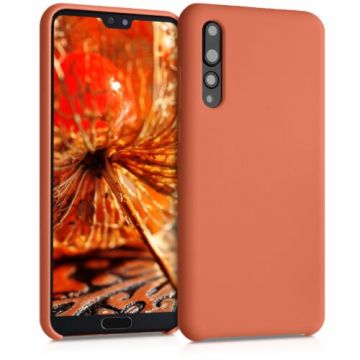 Husa pentru Huawei P20 Pro, Silicon, Portocaliu, 47706.203