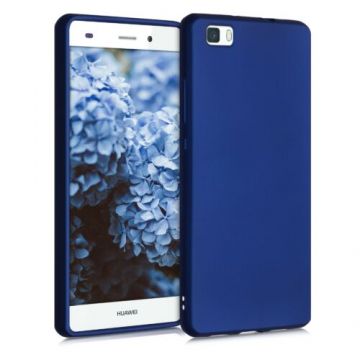 Husa pentru Huawei P8 Lite, Silicon, Albastru, 40471.64