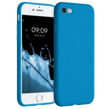 Husa pentru iPhone 8/iPhone 7/iPhone SE 2, Silicon, Albastru, 39458.224