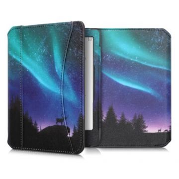 Husa pentru Kobo Clara HD, Piele ecologica, Multicolor, 51468.07