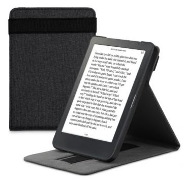 Husa pentru Kobo Clara HD, Textil, Gri, Kwmobile, 48379.01