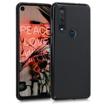 Husa pentru Motorola One Action, Silicon, Negru, 51158.47