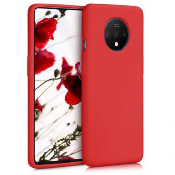 Husa pentru OnePlus 7T, Silicon, Rosu, 50403.09