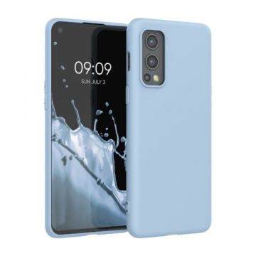 Husa pentru OnePlus Nord 2 5G, Silicon, Albastru, 56036.58, Kwmobile