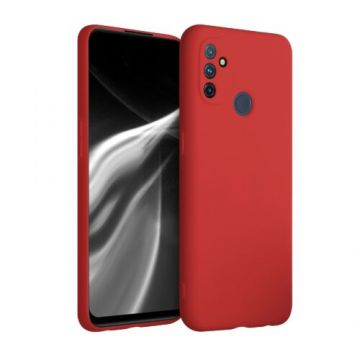 Husa pentru OnePlus Nord N100, Silicon, Rosu, 53823.09