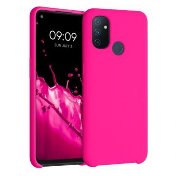 Husa pentru OnePlus Nord N100, Silicon, Roz, 53891.77