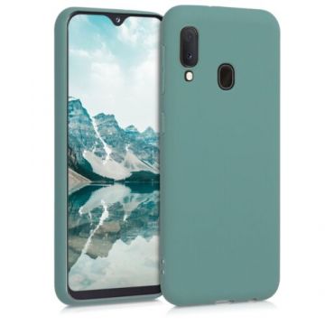 Husa pentru Samsung Galaxy A20e, Silicon, Verde, 48738.171