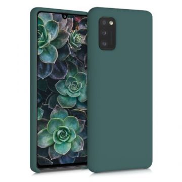 Husa pentru Samsung Galaxy A41, Silicon, Verde, 52301.169