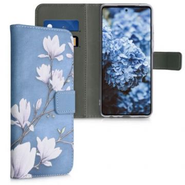 Husa pentru Samsung Galaxy A52/Galaxy A52 5G/Galaxy A52s 5G, Piele ecologica, Albastru, 54349.02