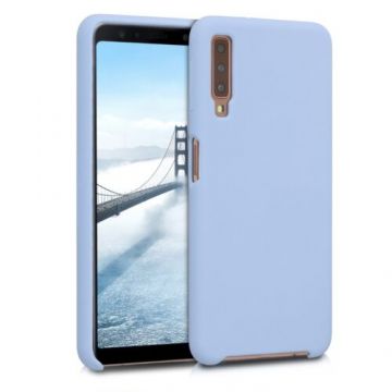 Husa pentru Samsung Galaxy A7 (2018), Silicon, Albastru, 47730.58