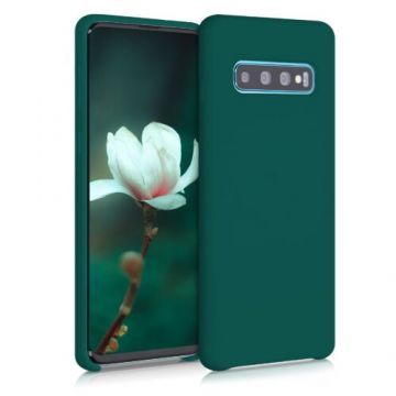 Husa pentru Samsung Galaxy S10, Silicon, Verde, 47732.184